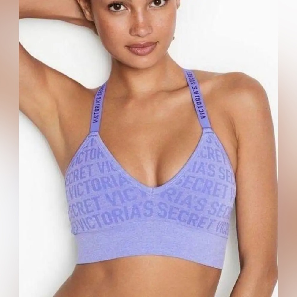 Victoria's Secret Purple Cotton Bra Size Large